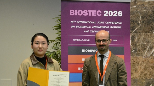 BIOSTEC 2026 Best Paper winners
