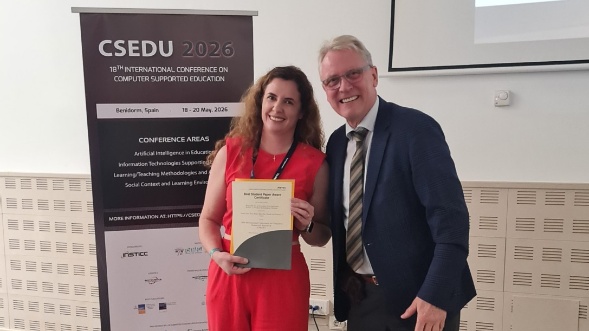 CSEDU 2026 Best Student Paper winners