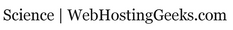 Science | WebHostingGeeks.com